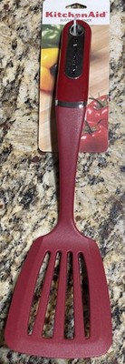 KitchenAid Classic Slotted Spatula Turner Empire Red Heat Resistant 14  Large