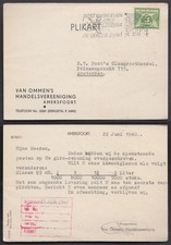 Netherlands private postcards #25 - Van Ommen Amersfoort 1940