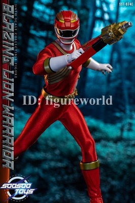ソーソートイズ 1/6サイズSST-074E ガオレッド　フィギュア Pre-order Soosootoys SST-074E 1/6 Blazing Lion Warrior Action