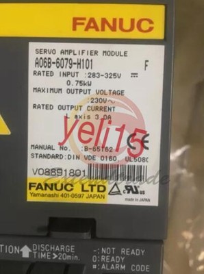 1PCS FANUC A06B-6079-H101 Servo Drive A06B6079H101