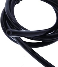 KDP Silicone Vacuum Hose Line, ID:5/32" 4MM OD: 0.39" 10MM Wall: 1/8" 3mm 1...