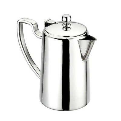 Heißwasserkanne Kaffeekanne 0,8L Arthur Price of England kurzer Auslauf Edelstahl