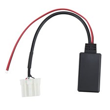 Car Bluetooth Module, 16 Pin Bluetooth AUX in Adapter ABS AUX in Cable