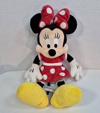 Disney Parks Authentic Original Minnie Mouse 12  Plush Polka Dot Stuffed Animal