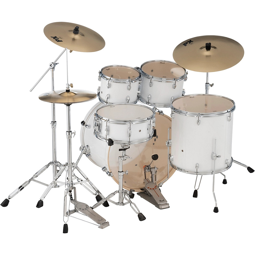 値段交渉歓迎リールセットpebeco121,222,99 Pearl Export EXX 5-Piece Drum Set With Sabian PX Cymbals - Pure