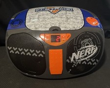 Nerf CD Boombox AM/FM Player 56356 N-Strike Super Rare Collectible Tested Works