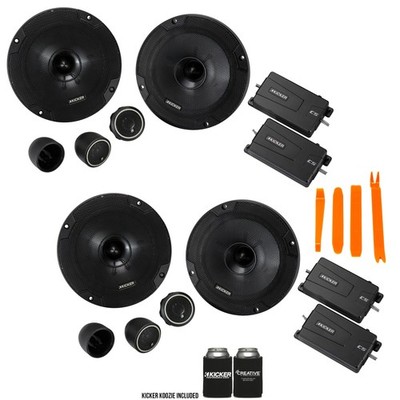 Kicker CS Series CSS65 6.5'' System with .75 Inch tweeters 4 Ohm 2 Pairs