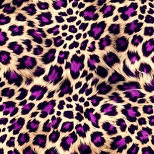 Purple Cheetah Fur - 20" x 38" Hydrographic Film Hydro Dipping