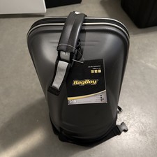 Bag Boy T-10 Wheeled Hard Cover Golf Travel Flight Bag Black Graphite NEW