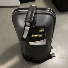 Bag Boy T-10 Wheeled Hard Cover Golf Travel Flight Bag Black Graphite NEW 