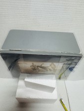 Decorative Wood Box With 4x6 Photo Holder 9.5x7.5  Gray New