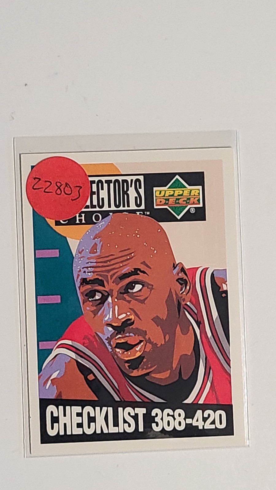 1994-95 Upper Deck Collector's Choice Checklist #420 Michael Jordan