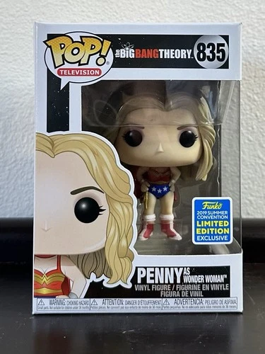 Funko Pop! Big Bang Theory Penny as Wonder Woman #835 2019 Summer Con Shared