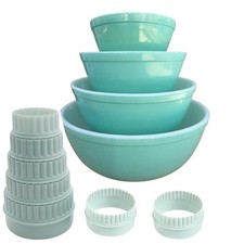 8 Pieces Display Stands for Pyrex Bowl Standard Size, Green
