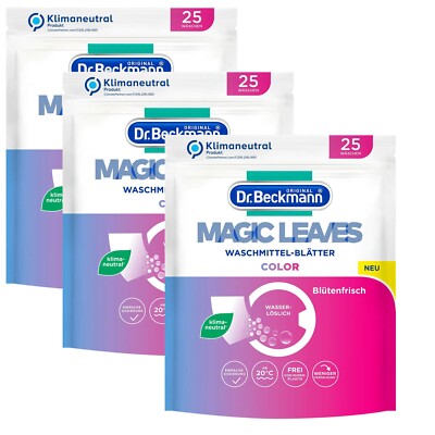 Dr.Beckmann Detergent Leaves Color 3x Magic Leaves 25WL Universal From 68° For