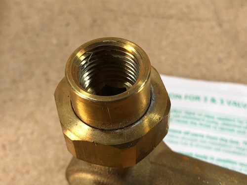 Watermark SS-503 3 Valve Rough Tub & Shower Mixer w/ Diverter BRASS Used - Picture 6 of 7