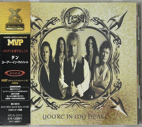 You're In My Heart by Ten (CD, EP, 1997) OBI, Heavy Metal, Hardrock, Symphonic