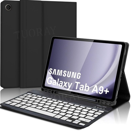 QWERTZ Tastatur Hülle Schutzhülle für Samsung Galaxy Tab S9 / S9 FE / S8 / S7 11 - Bild 28 von 39