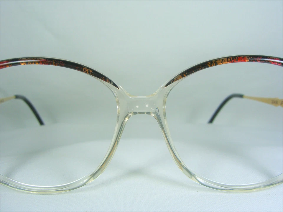 Jacques Fath, gafas de lujo, chapadas en oro, ovaladas, cuadradas, para mujer, monturas, nuevas de stock Foto 2 de 4