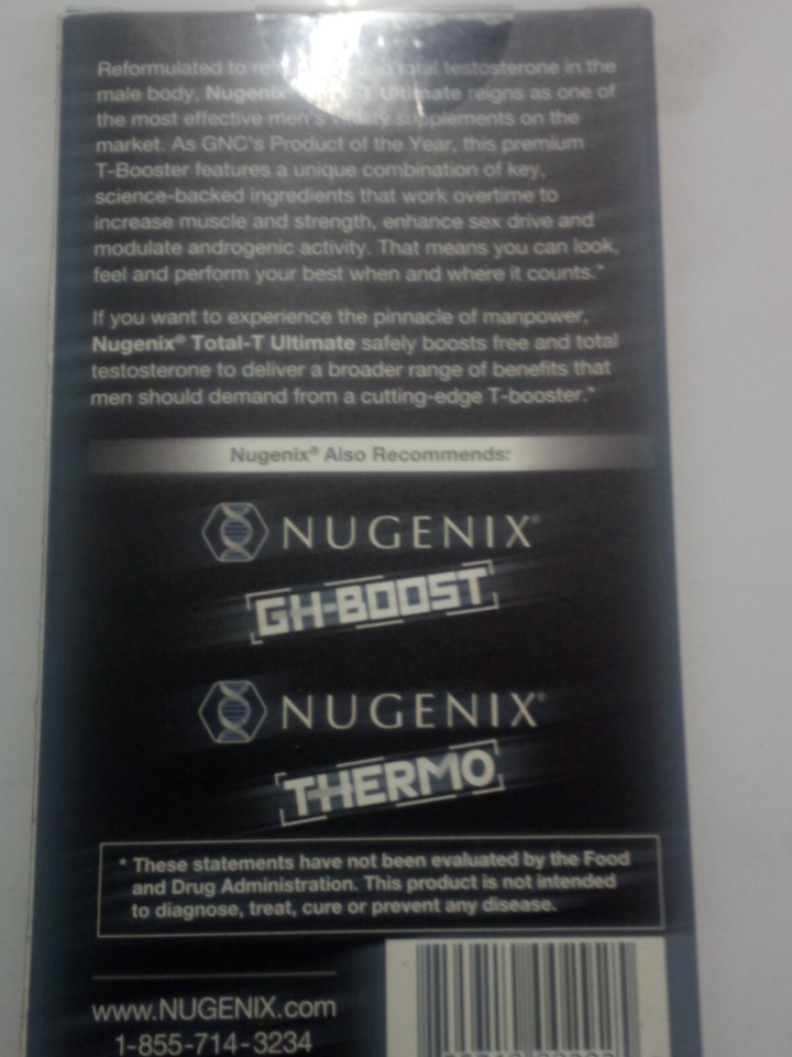 Nugenix Total T Ultimate Advanced Total Test Boosting Formula eBay