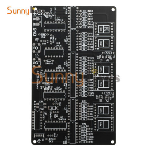 6 Digits DIY Clock Kit DIY Electronic Alarm Clock Soldering Practice Kit w/ Case - Picture 6 of 48