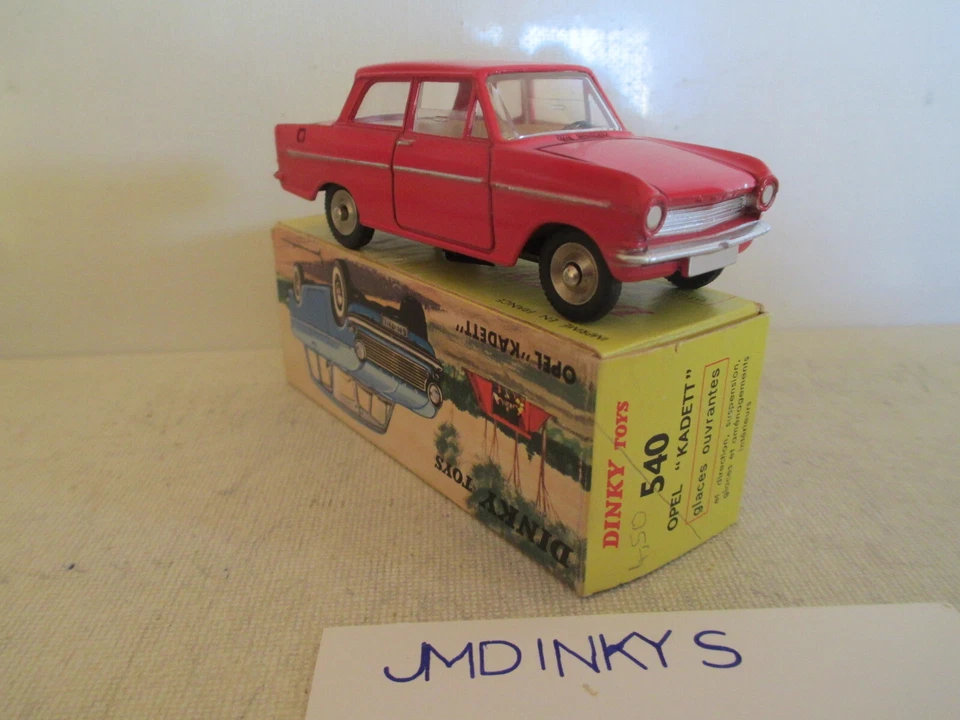 DINKY TOYS 540 OPEL KADETT 1962/65 MIB 9 EN BOITE VERY NICE LOOK - Photo 4/4