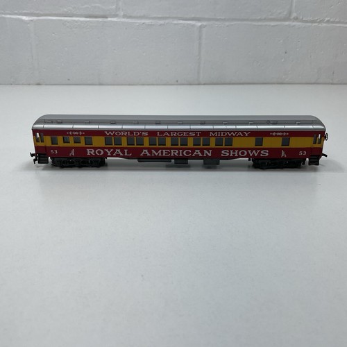 AHM 1920 Pullman Car HO Royal American Shows 6201-RC RAS Railroad con caja | Zustand: Used