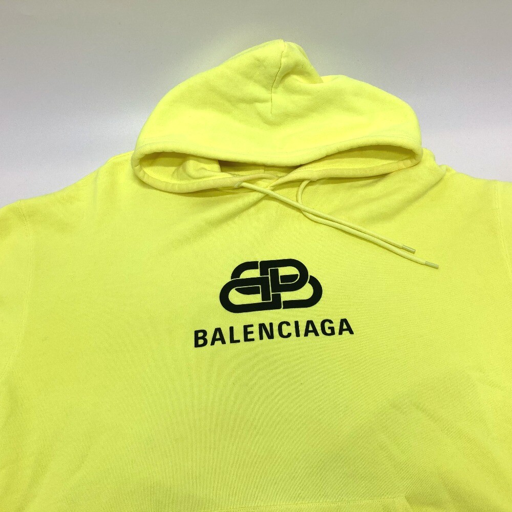 【BALENCIAGA】BB クリプト ロゴ プリント パーカー BALENCIAGA 583222 BB logo print Pullover Parka Hooded