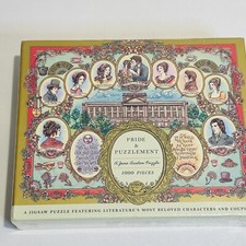 Pride and Puzzlement: A Jane Austen Puzzle: A 1000-Piece Jigsaw Puzzle New