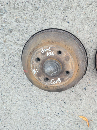 Opel Corsa B Bremstrommel Trommelbremse "ohne ABS" hinten Links Radnabe 90135504