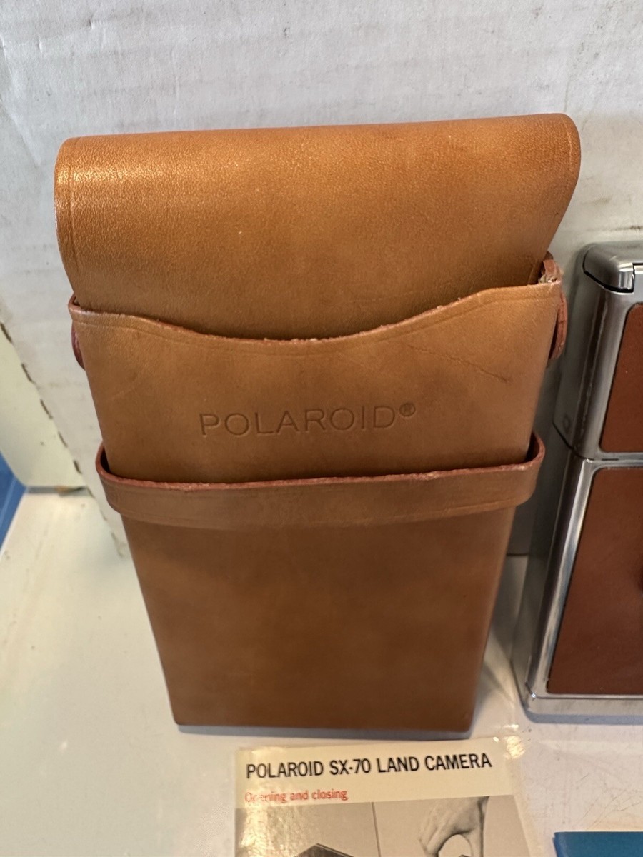 Polaroid SX-70 初期型 純正レザーケース Best Vintage Polaroid SX-70 Camera Brown Leather & Original
