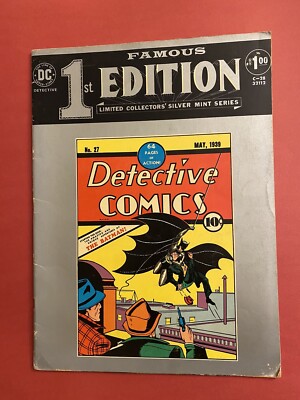 Famous 1st Edition The Batman C-28 Detective #27, Batman Silver