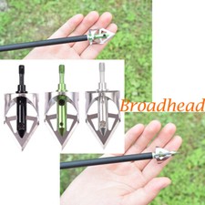 3x 100gr Archery Hunting Tips Arrowheads Broadheads Bow Arrow Crossbow Points