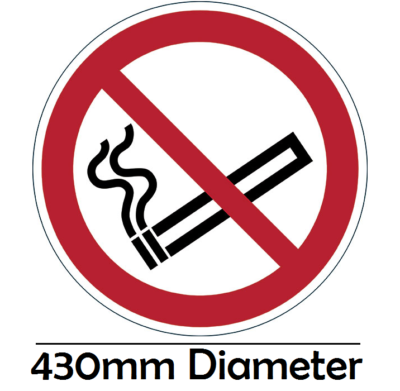 cigarette prohibited sign LARGE Durable No Smoking Prohibited Sign Red Indoor Warehouse ISO 7010  COMPLIANT