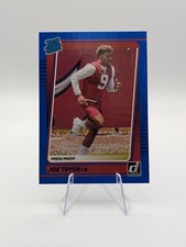 Joe Tryon 2021 Donruss Rated Rookie Press Proof Blue RC #346 Buccaneers