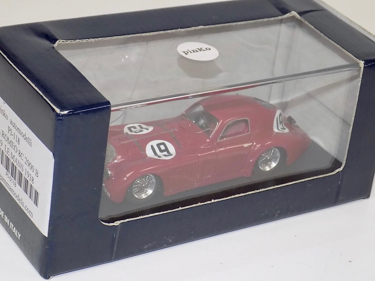 1/43 Pinko Automoelli Alfa Romeo 8C 2900 N Car #19 1938 LeMans | eBay