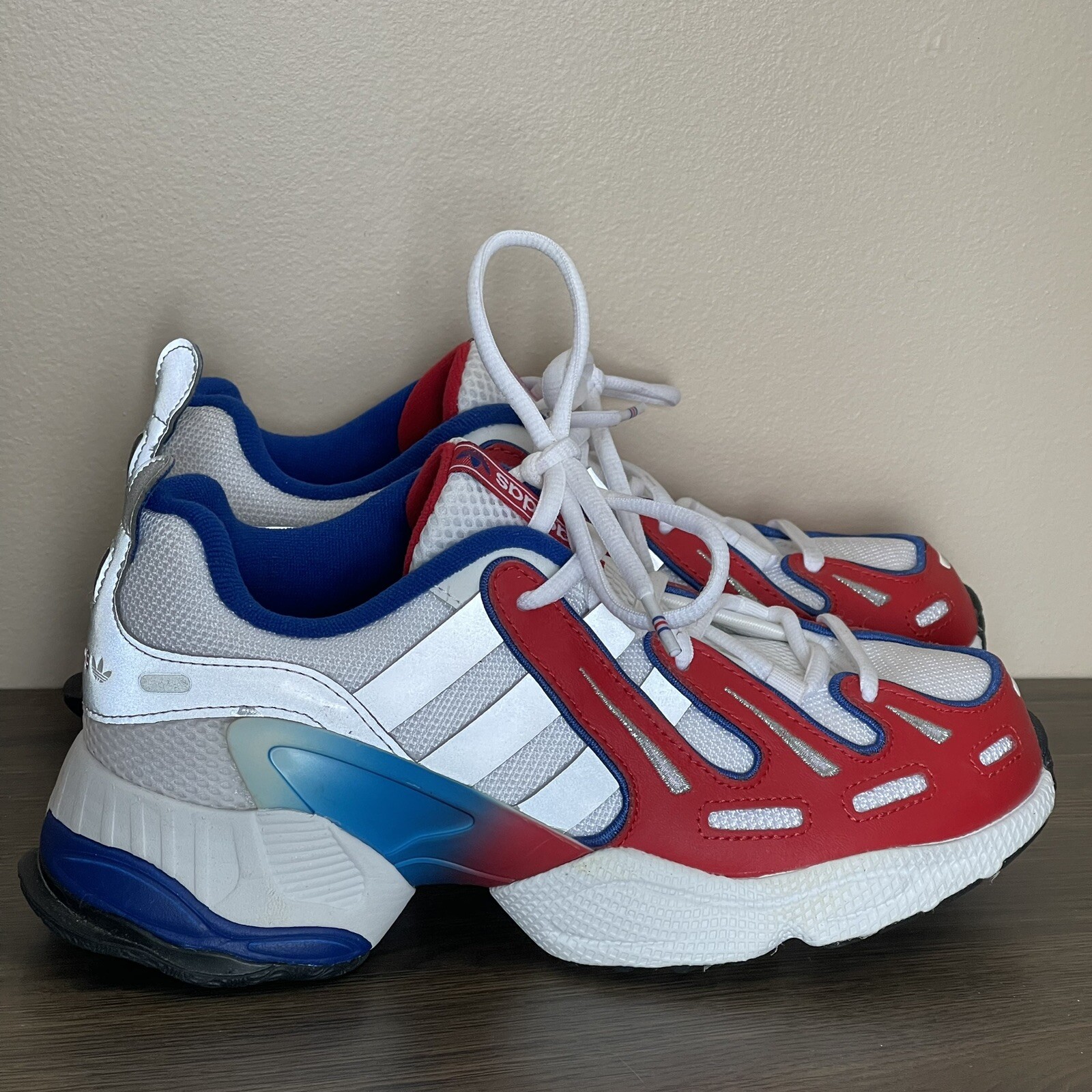 Mens Size 5 Adidas EQT Gazelle Low Sneaker Red Wh… - image 2