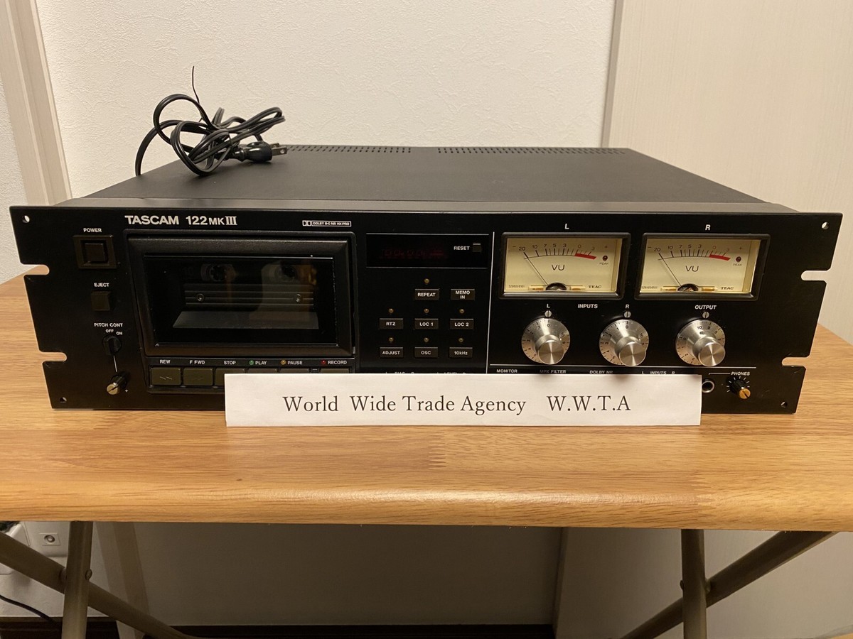 ラジオ・コンポ TASCAM 122 MK III Tascam 122 MKIII MK3 with NEW CAPSTAN MOTOR & others parts