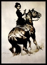 Frank Frazetta Fantasy Art Exotic Pin Up Card 62 Madame Derringer on a Horse