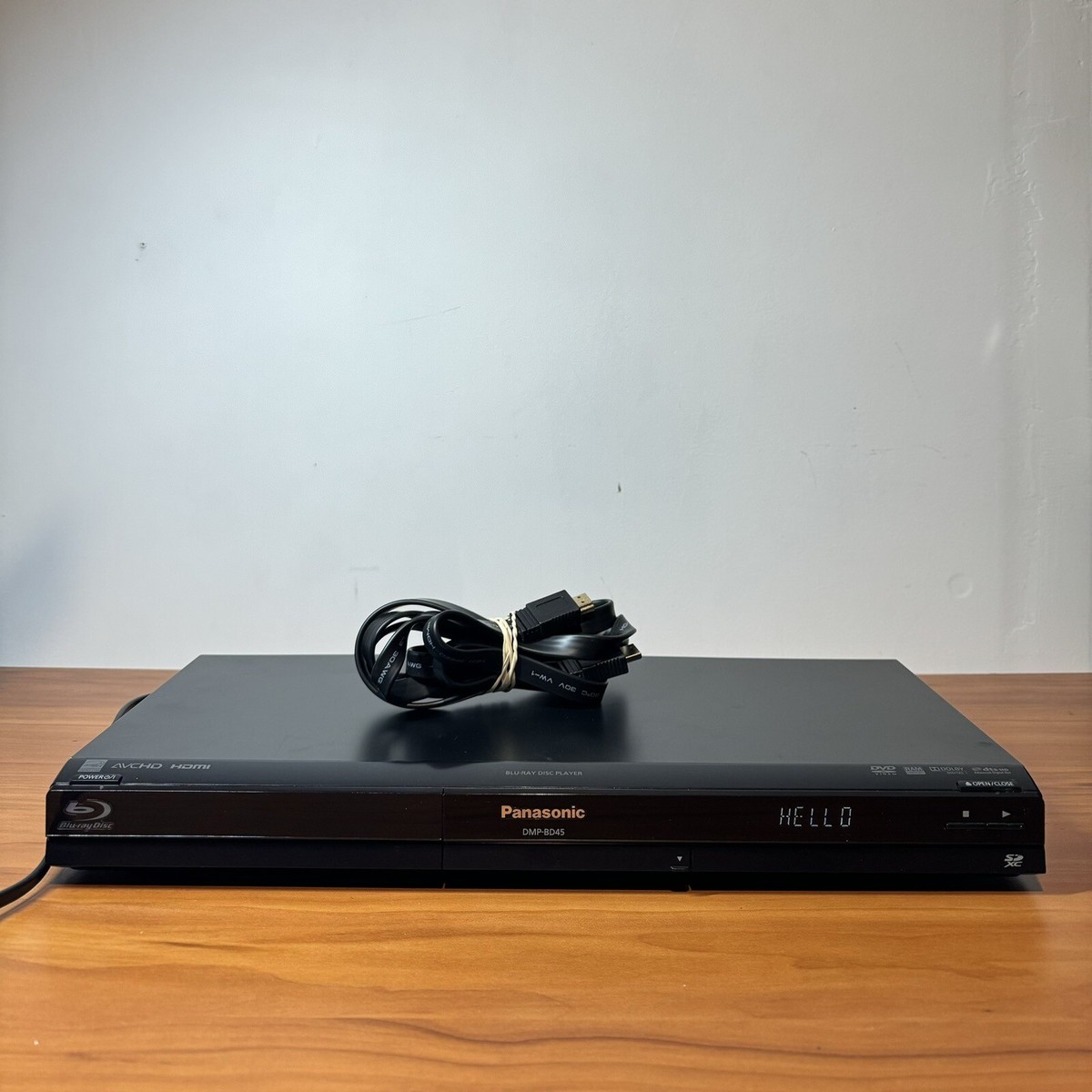 Panasonic DMP-BD45 Blu-ray Player Remote/High Speed HDMI Cable