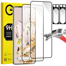4X For Google Pixel 10 Pro XL 9 8 7 Tempered Glass Screen Protector/Camera Lens