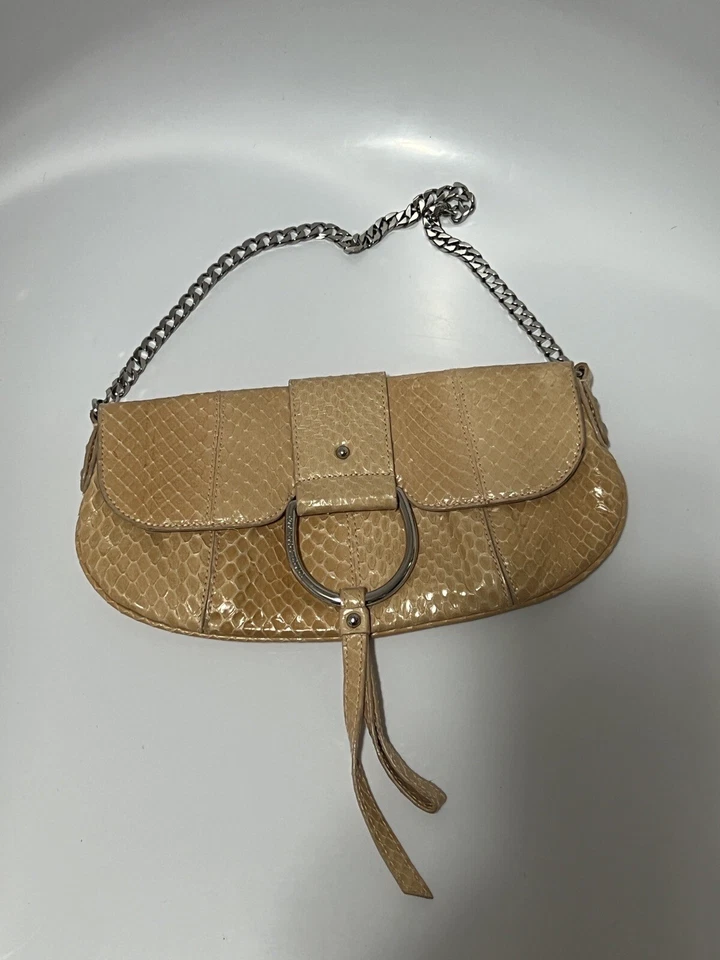 BOLSO DE CUERO DE SERPIENTE MELOCOTÓN DOLCE & GABBANA DE COLECCIÓN Foto 2 de 4