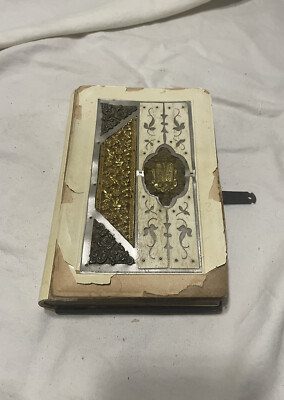 Antique Jewish Prayer Book Judaism siddurim 1800s Henry Franklin Pub. Kauffmann