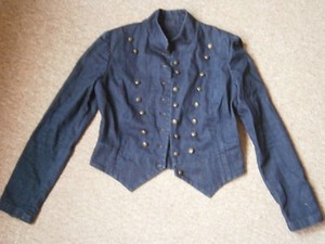 donna in 8 Ralph denimtaglia Lauren Giacca Uk R4j53AL