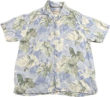 Tommy Bahama Sun Washed 100 SIlk Hawaiian Camp Shirt Men XL