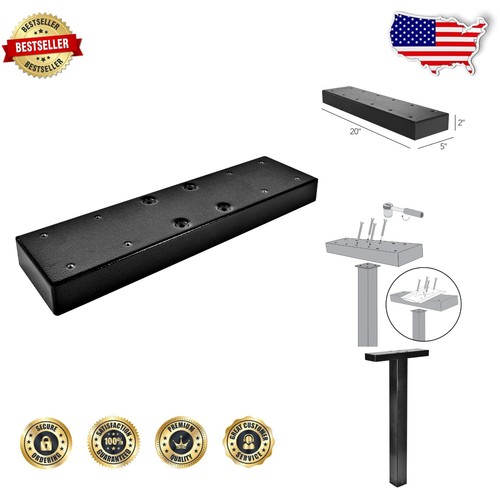 Space-Saving Spreader Bar for Dual Mailbox Installation - No Assembly Required