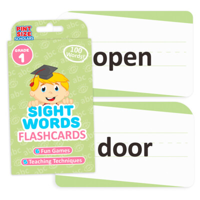 Sight Words Flashcards, First Grade Eflc-003