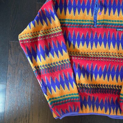 RARE 1997 Vintage Patagonia Synchilla Snap T Minnehaha Flame RARE 1997 Vintage Patagonia Synchilla Snap T Minnehaha Flame