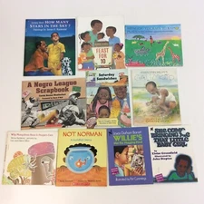 Boys African American 10 Picture Story Book Lot