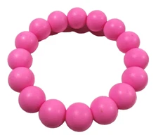Lil' Jumbl BPA Free Baby Teething Bracelet BT002 Pink